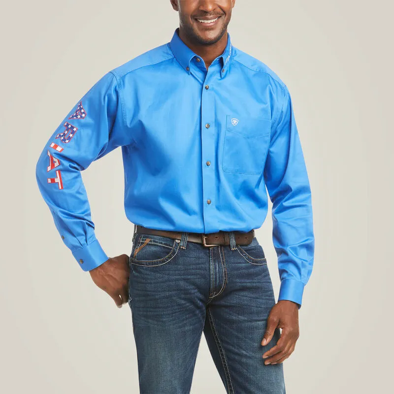 Ariat Team Logo Twill Classic Fit Shirt Style 10036179