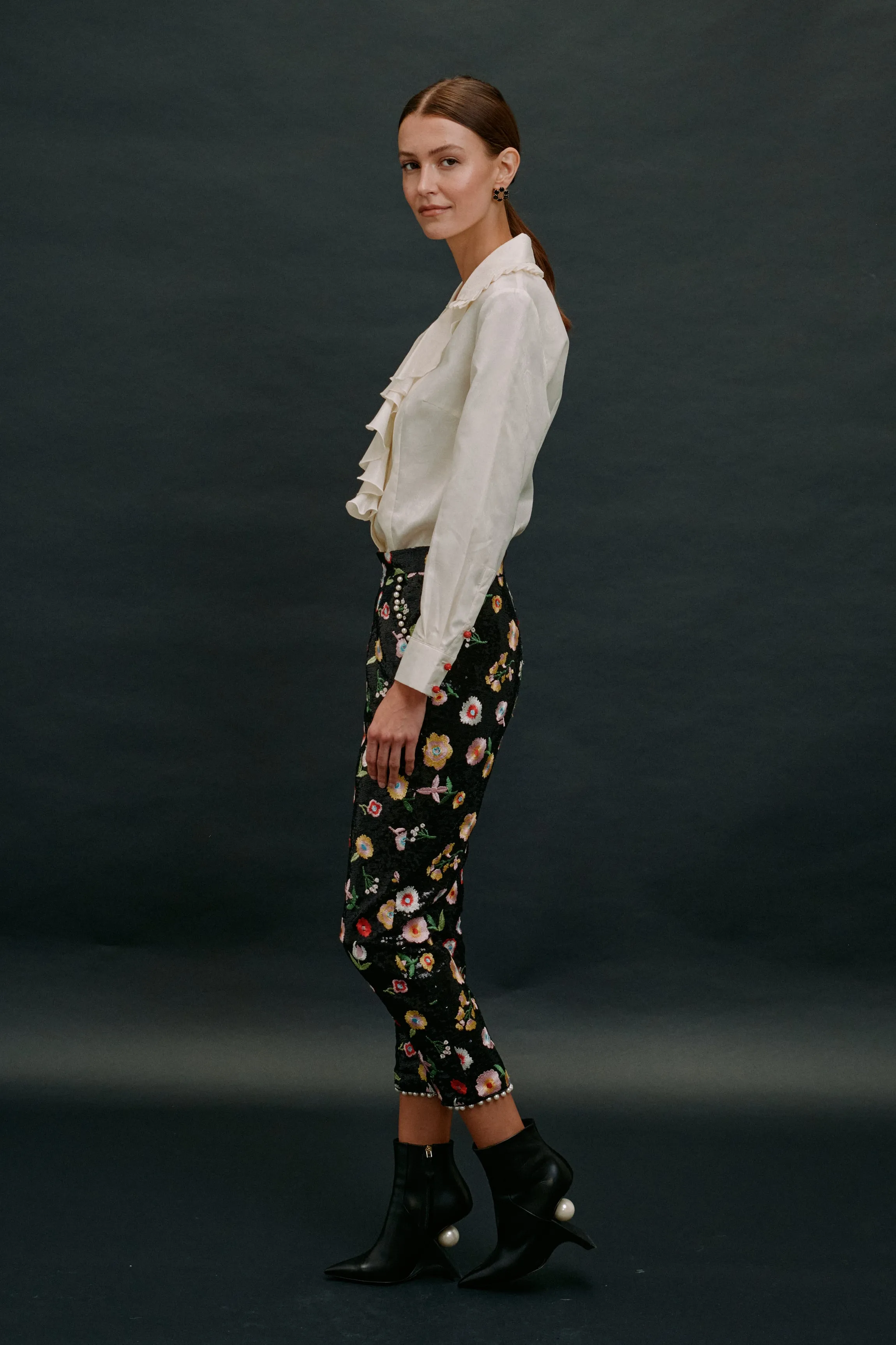 Derling Embroidered Trousers