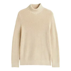 H&M Regular Fit Turtleneck Sweater, beige