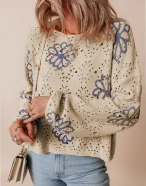 Heaven on Earth Eyelet Top  Preorder