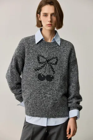 LILY Sweet Embroidered Sweater