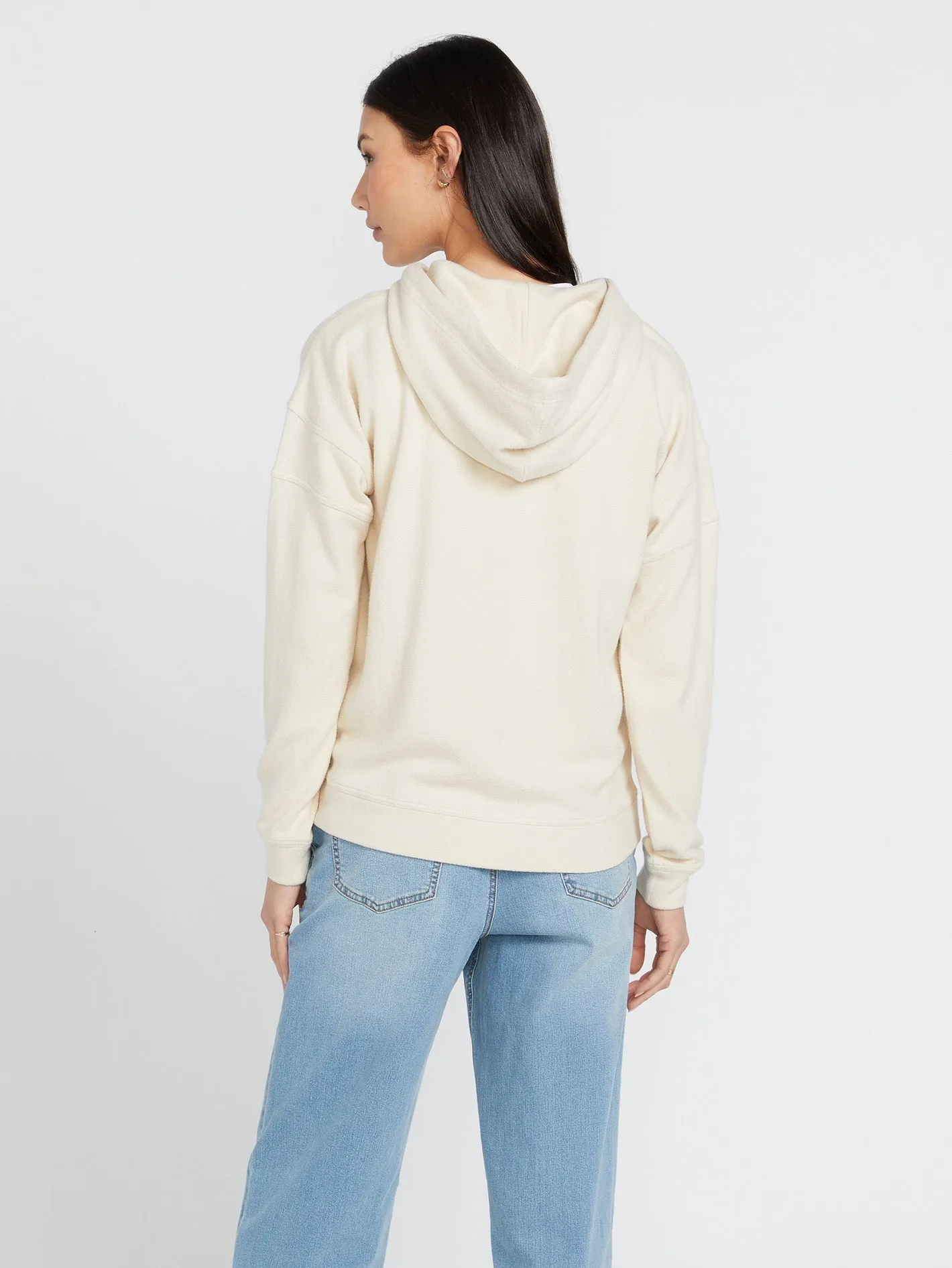 Lived in Lounge Zip Jacket - Cream