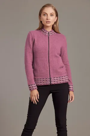 McDonald Wave Trim Zip Cardigan