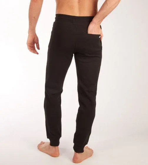 Men - J&J - Jogger Pants (Sweatpants)  -Black