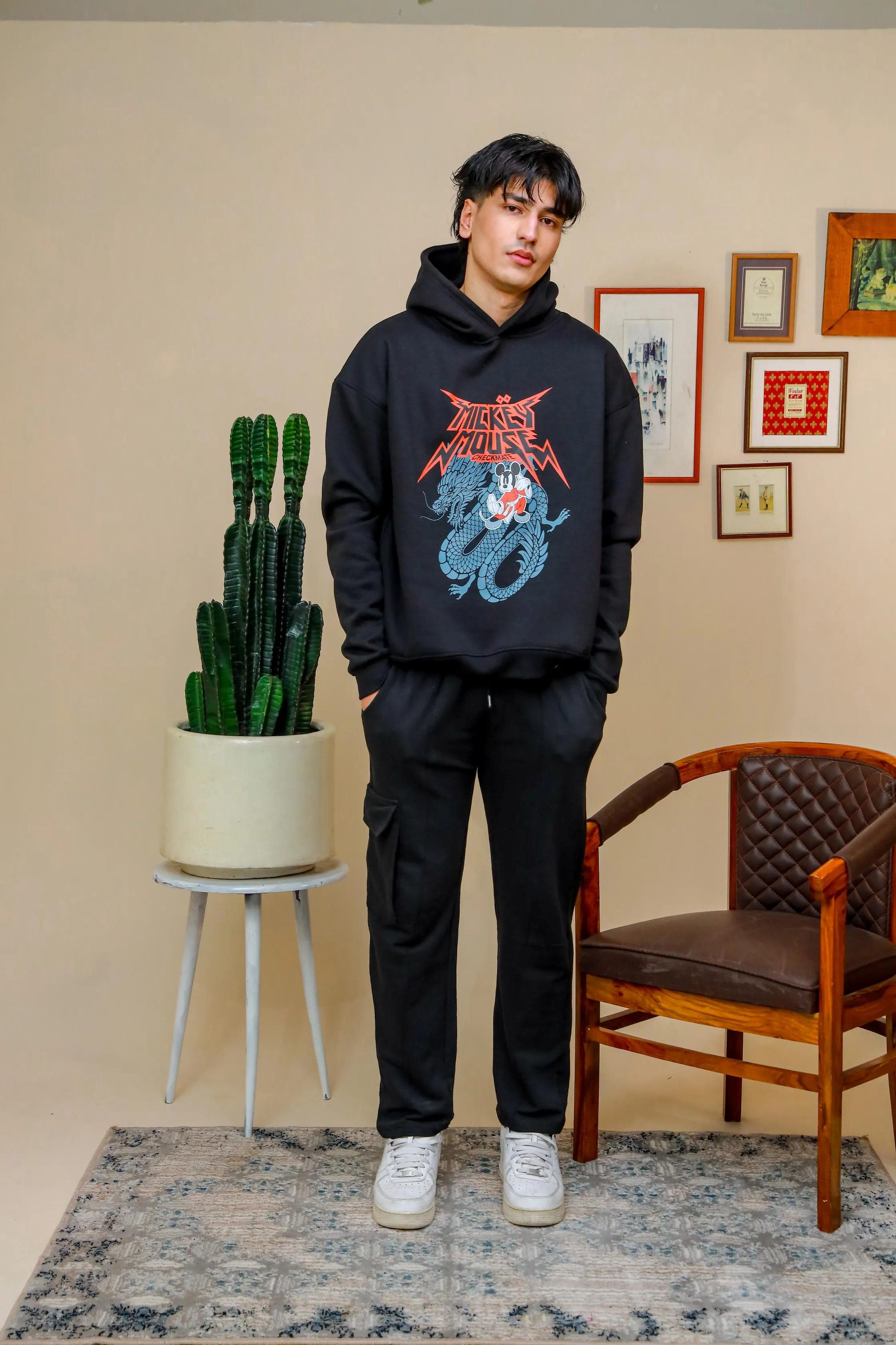 MICKEY MOUSE OVERSIZED HOODIE