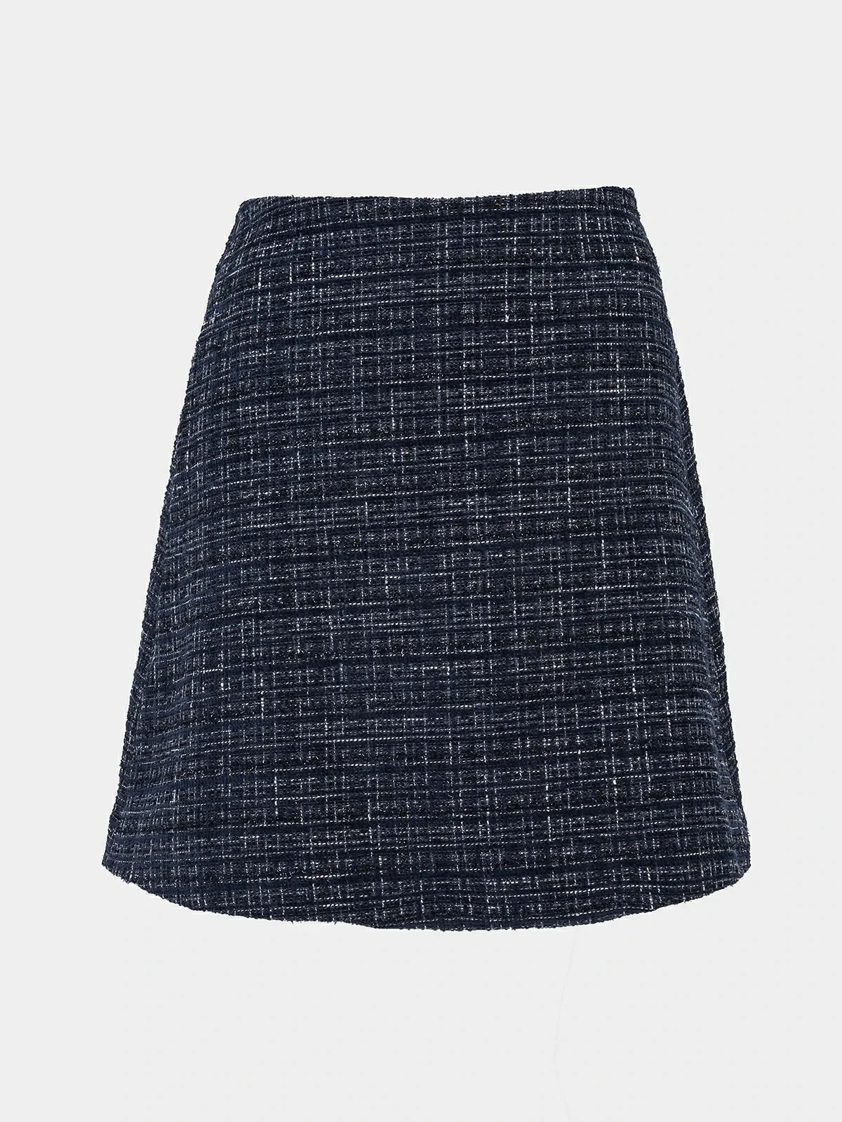 Plaid High Waist  A-line Mini Skirt