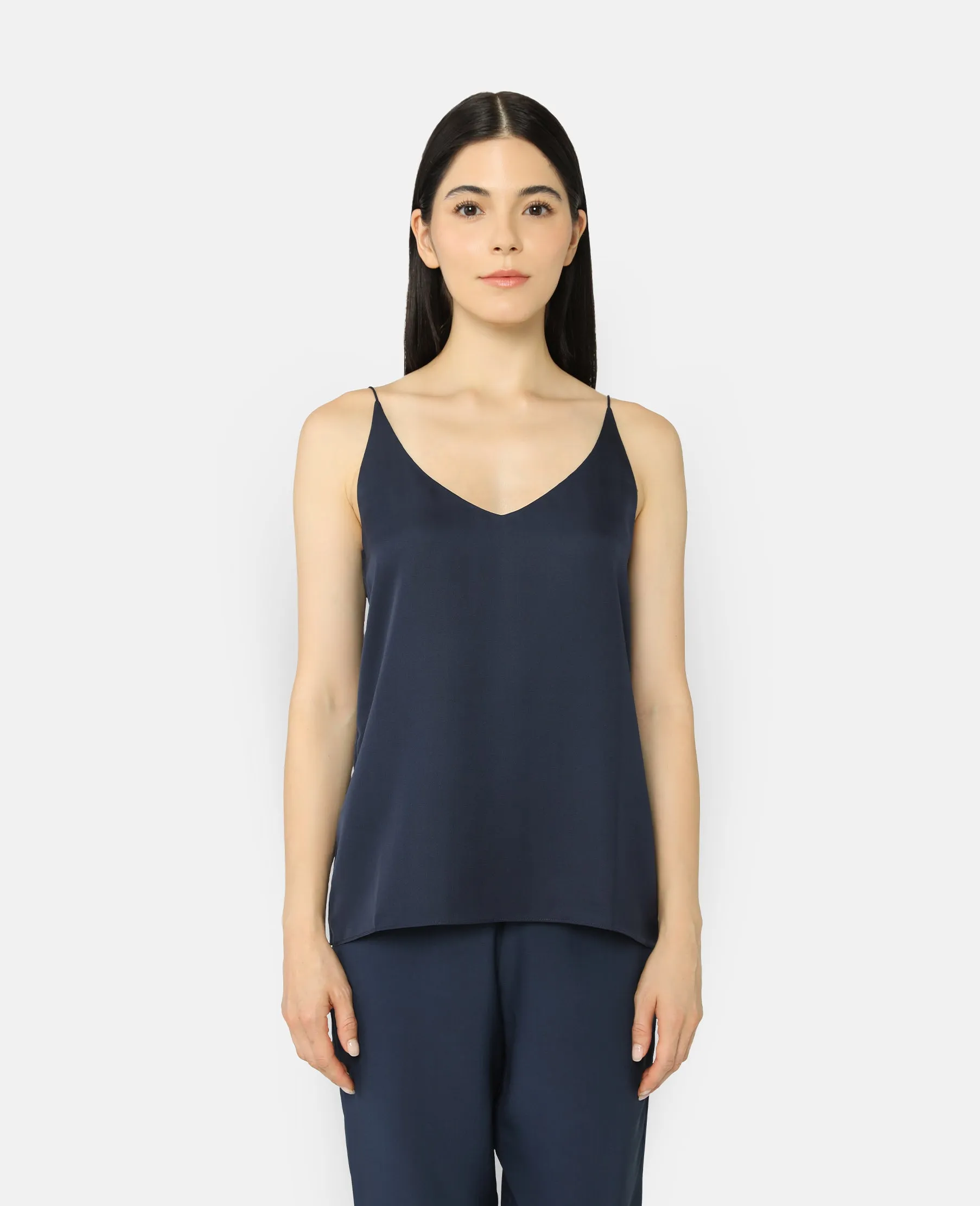 Silk Signature V-neck Camisole