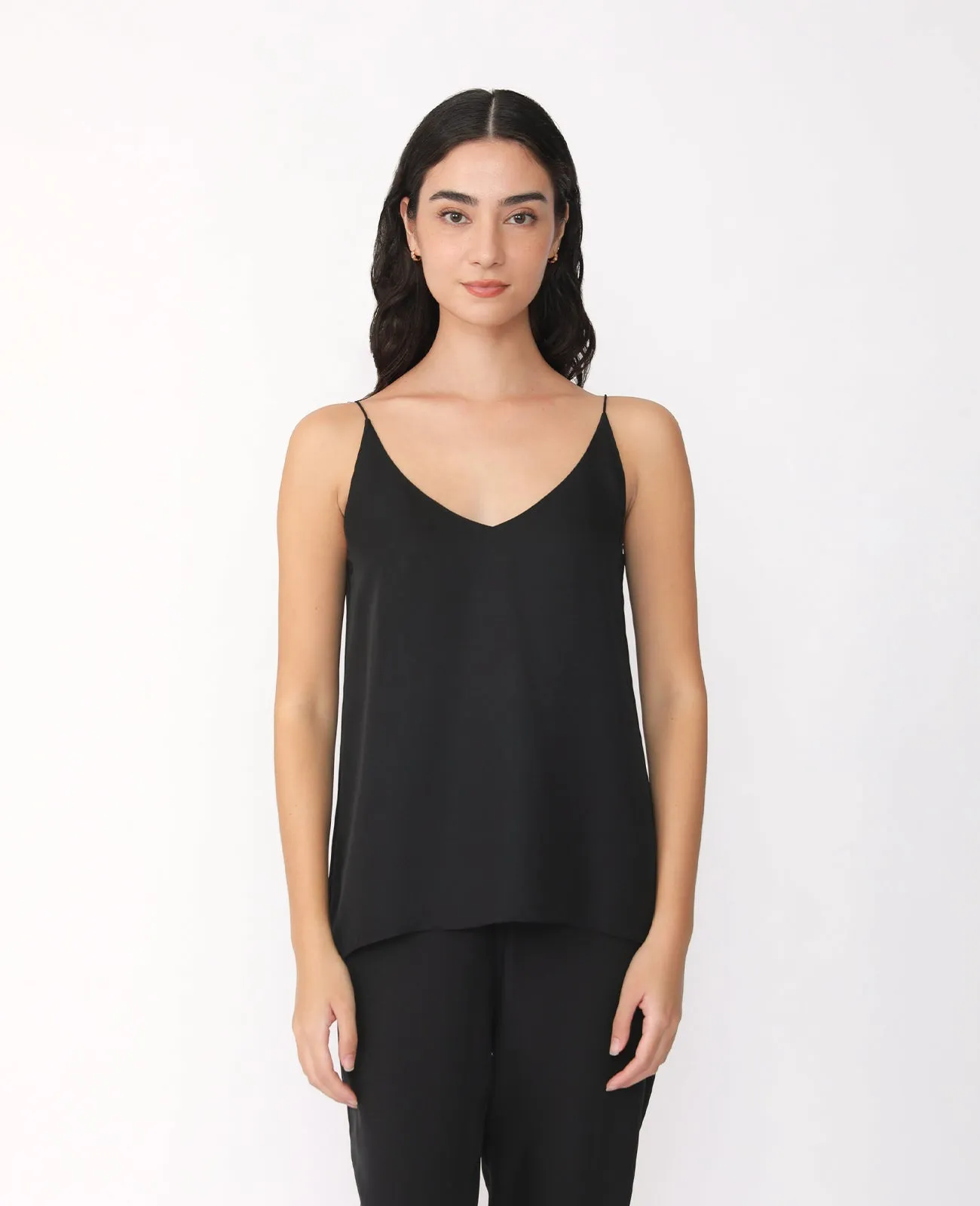 Silk Signature V-neck Camisole