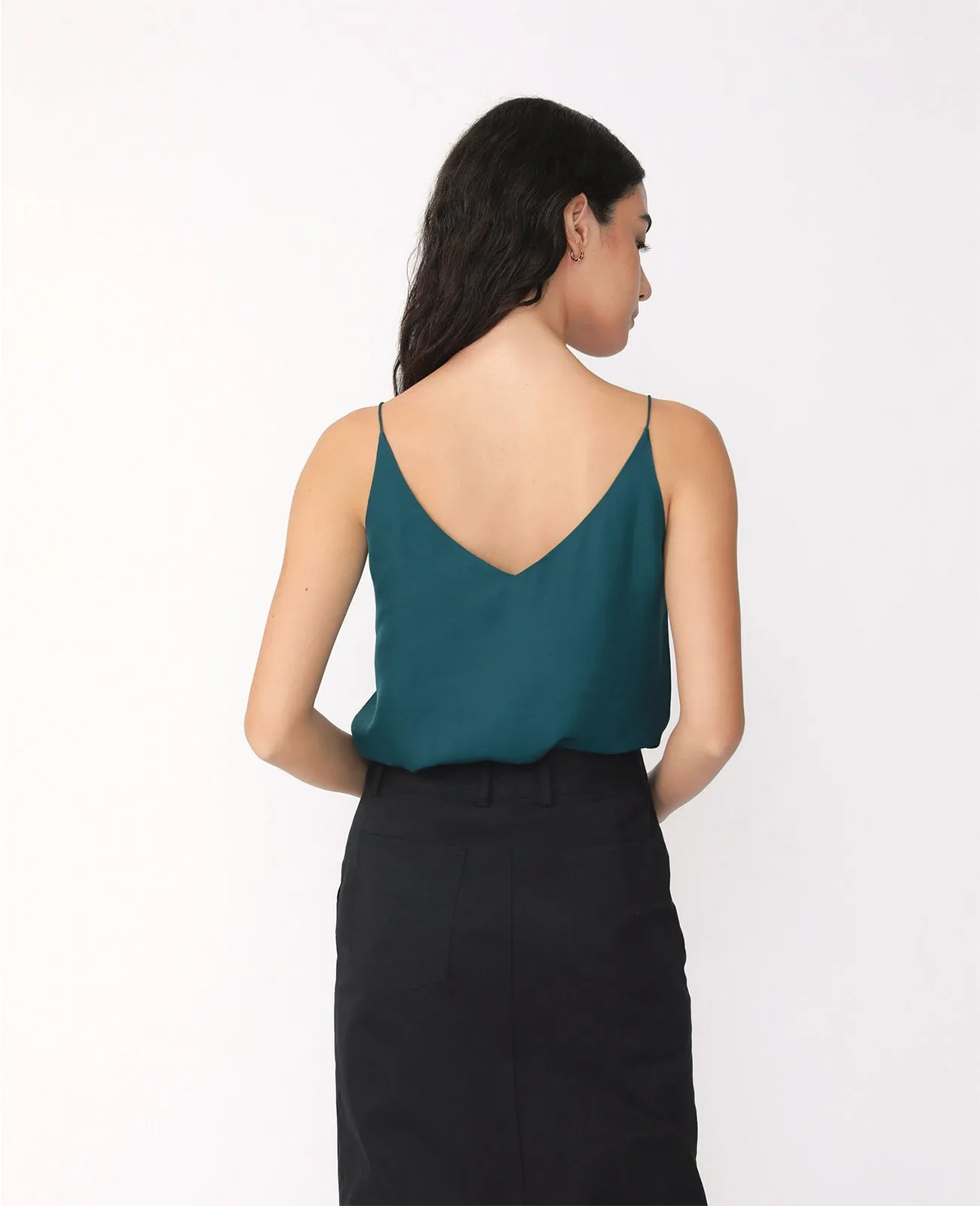 Silk Signature V-neck Camisole