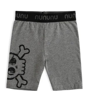 skull riding shorts