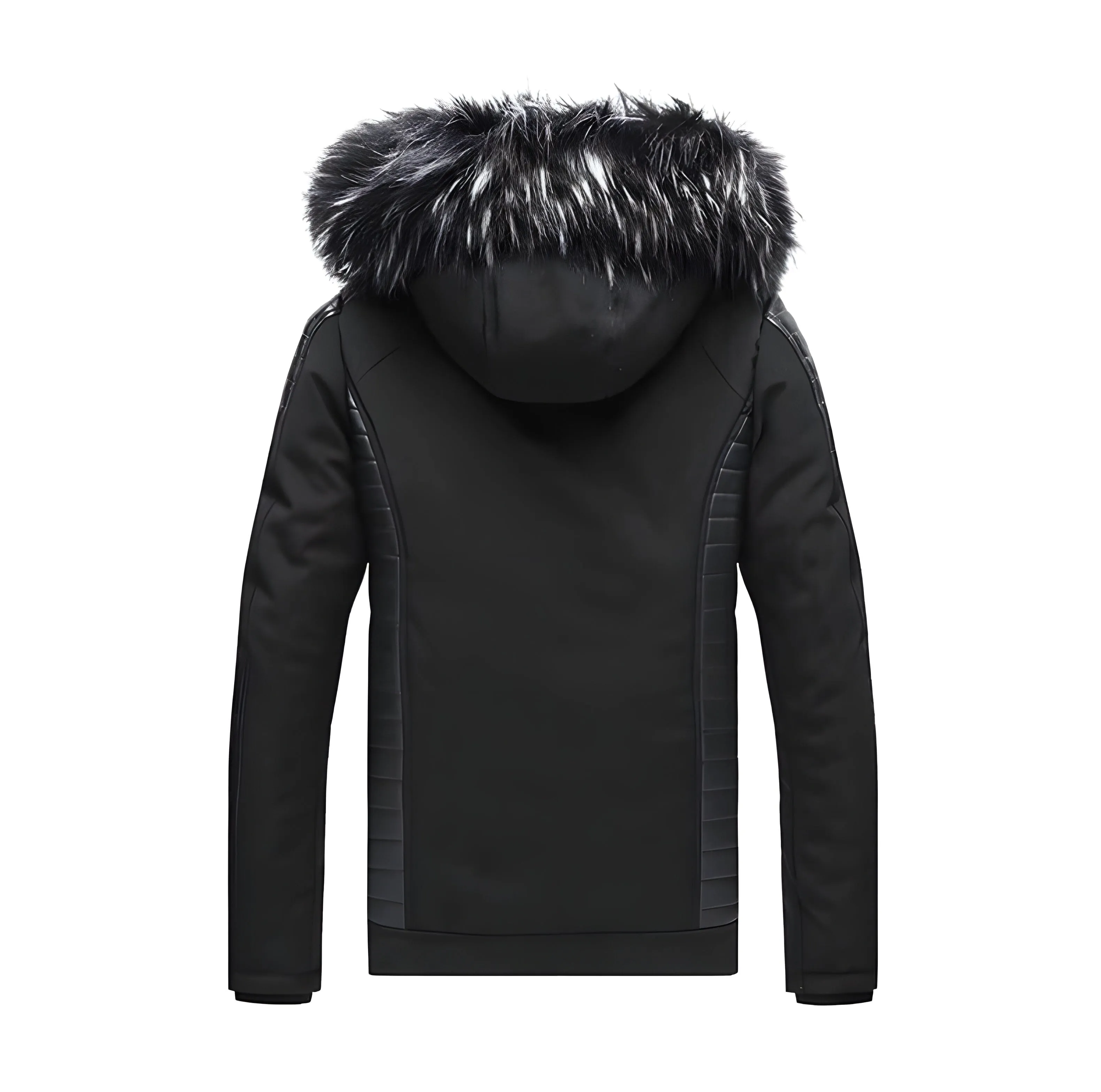 The Sabertooth Faux Fur Winter Biker Jacket - Multiple Colors