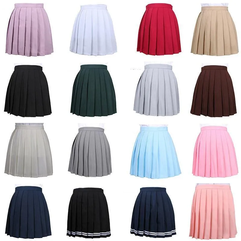 Traditional Pleated Skirt (up to 3XL)