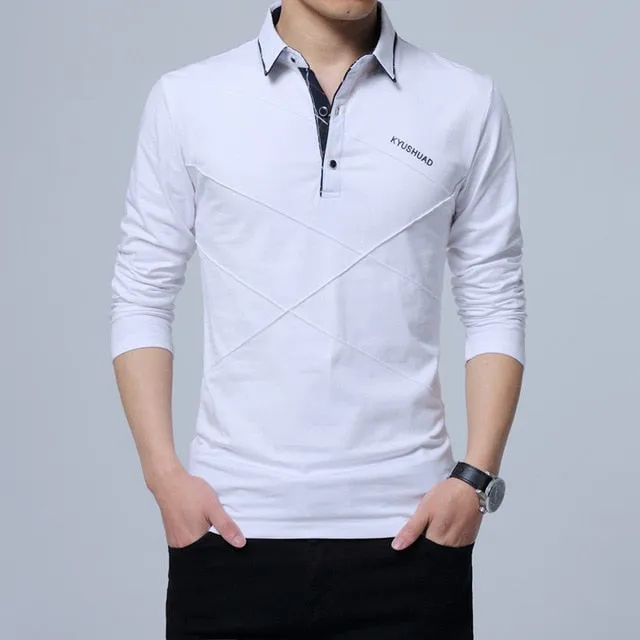 Turn Down Collar Button Up Neck Long Sleeve Shirt