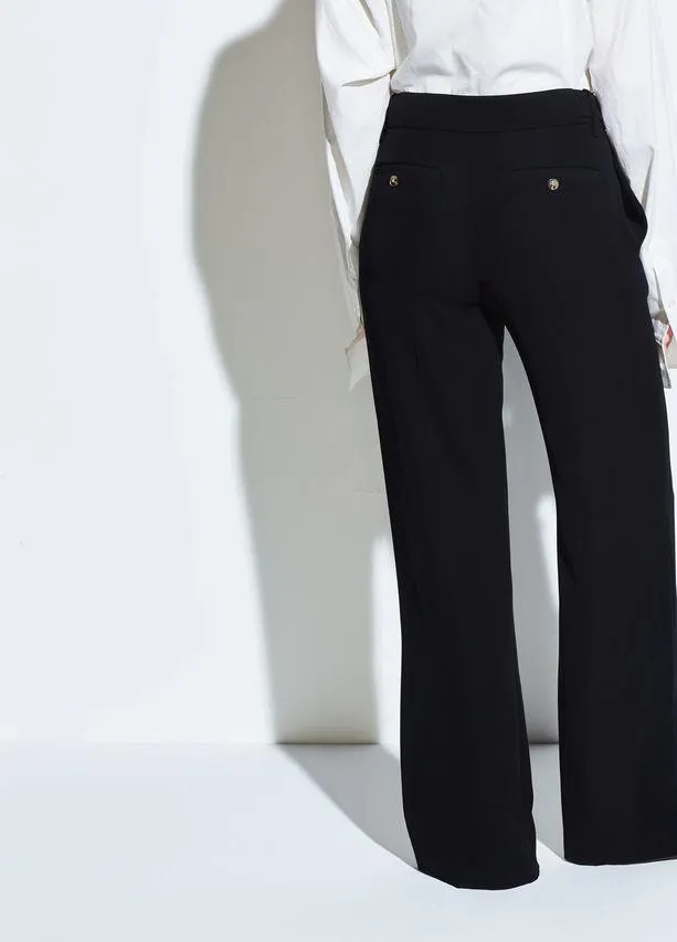 VINCE - Relaxed Trouser Black