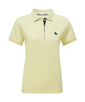 Women's St Ives Polo Shirt - Pale Lemon