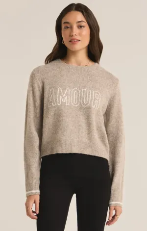 Z-Supply Amour Milan Sweater - HEATHER TAUPE